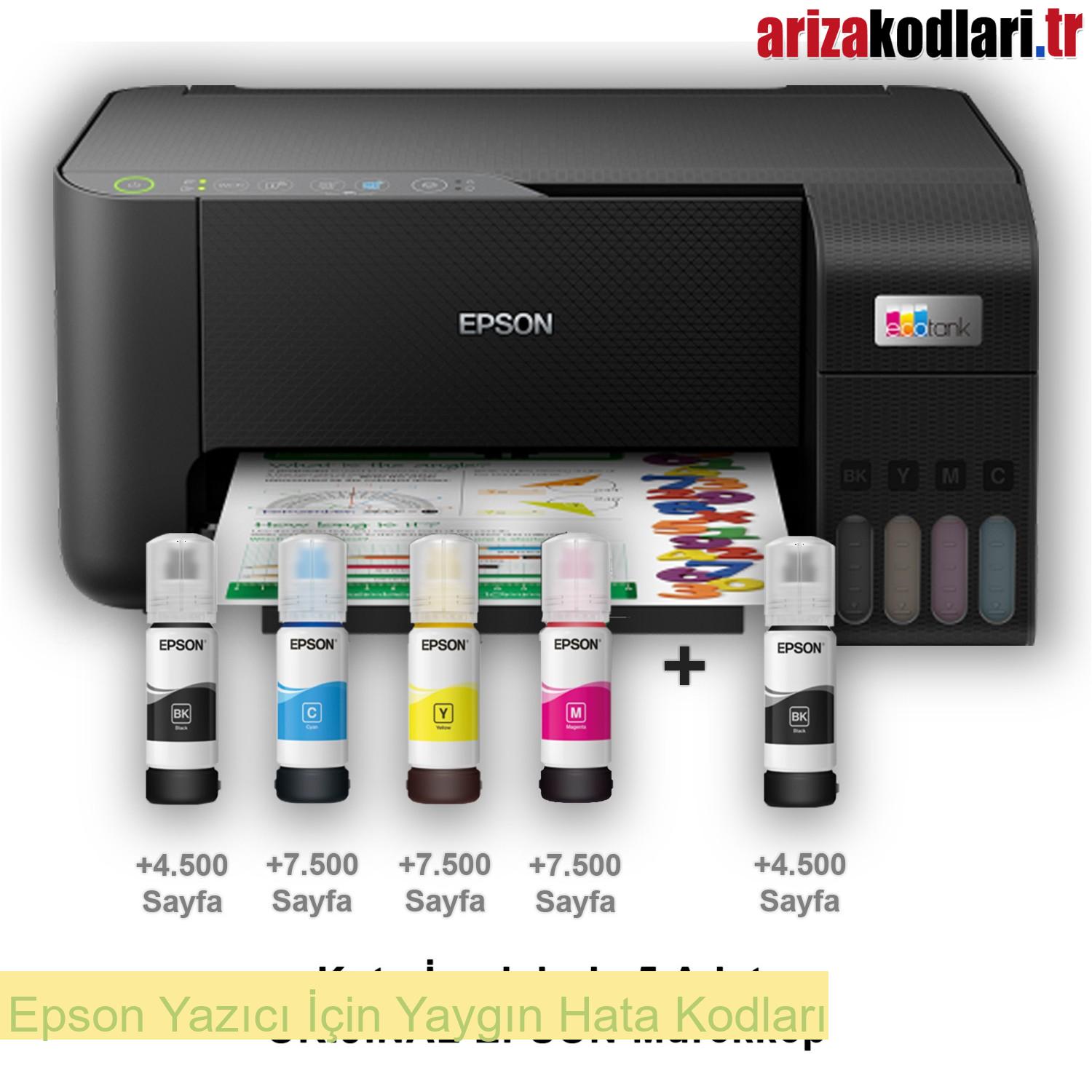 Epson Yazıcı İçin Yaygın Hata Kodları