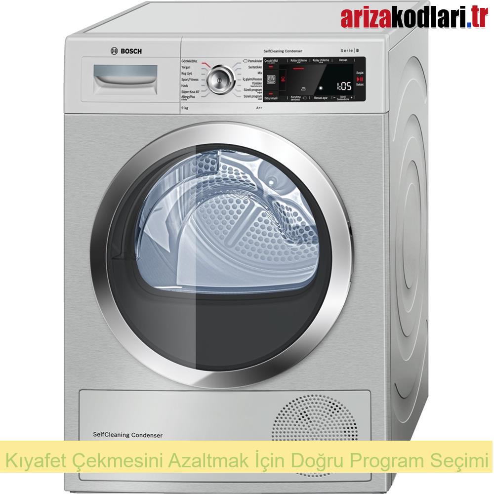 Kurutma Makinesinde Kıyafet Çeker mi? 3 Kıyafet Çekmesini Azaltmak İçin Doğru Program Seçimi