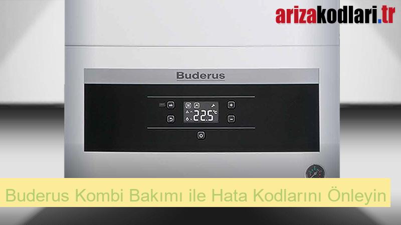 Buderus Kombi Hata Kodları ve Çözümleri 3 Buderus Kombi Bakımı ile Hata Kodlarını Önleyin