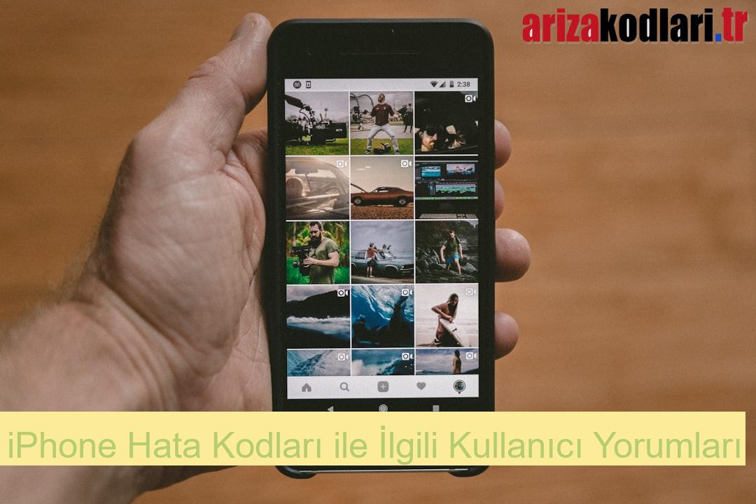 iPhone Hata Kodları ile İlgili Kullanıcı Yorumları