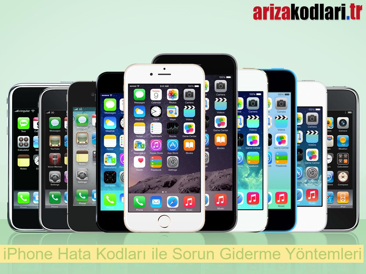 iPhone Hata Kodları ile Sorun Giderme Yöntemleri