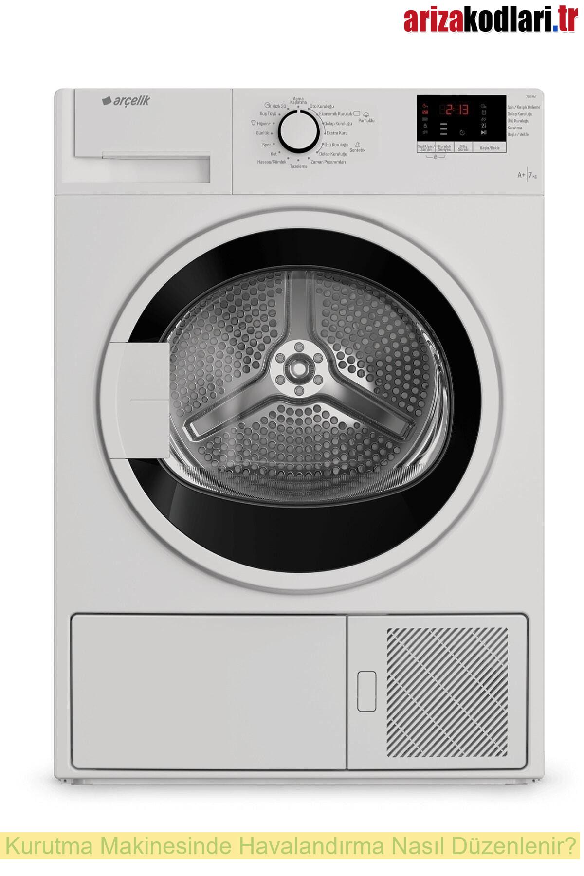 Kurutma Makinesinde çamaşırların çekmemesi için 1 Kurutma Makinesinde Havalandırma Nasıl Düzenlenir?